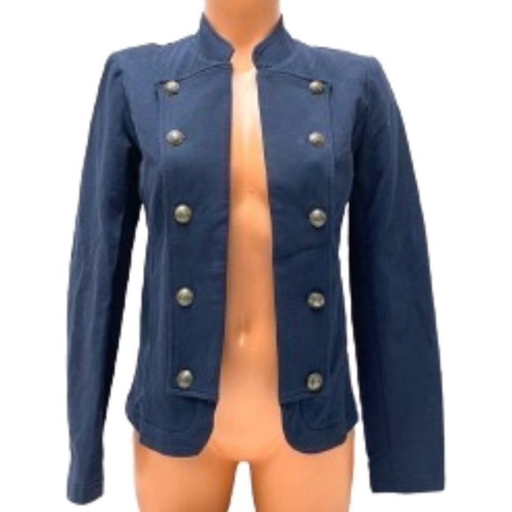 Tommy Hilfiger navy blue band jacket NWT size XS